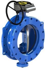 DN350mm Ductile Iron Double Eccentric Butterfly Valve với đĩa vòm