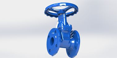 FBE ốp không tăng thân đàn hồi ngồi van cổng với bánh tay