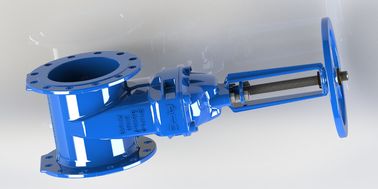 Fusion Bonded Epoxy phủ bên ngoài vít Yoke Gate Valve với đinh cao su