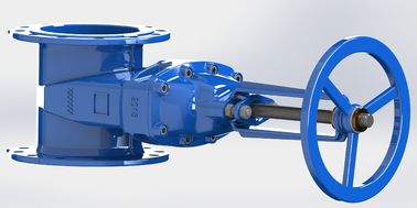 Fusion Bonded Epoxy phủ bên ngoài vít Yoke Gate Valve với đinh cao su