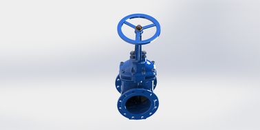 Ventil cổng nước không tăng gốc Epoxy được phủ với nắp đầu hoặc bánh tay