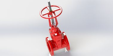Flange / Groove Type UL FM van cổng Ductile Iron Handwheel được thành lập