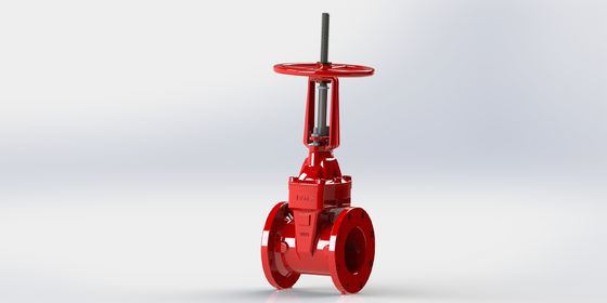 Van cửa phòng cháy được UL FM phê duyệt với cấu trúc sắt mềm và con dấu EPDM để tăng cường an toàn