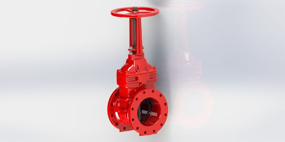 Van cửa phòng cháy được UL FM phê duyệt với cấu trúc sắt mềm và con dấu EPDM để tăng cường an toàn