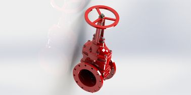 Kết nối kheo sườn có sẵn Valve được phê duyệt Ul Fm với lớp phủ epoxy màu đỏ