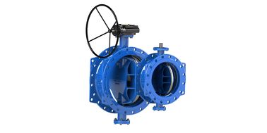 Ventil bướm cao su, thiết kế con dấu đuôi chim với vòng đĩa SS316.