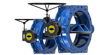 EPDM Seal Ductile Iron Double Eccentric Butterfly Valve Tiêu chuẩn BS hoặc Ansi