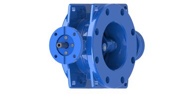 Thiết kế Dovetail Ductile Iron Double Eccentric Butterfly Valve Worm Gear có sẵn