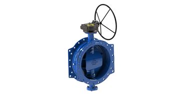 FBE phủ đĩa van bướm ngoại tâm kép với vòng niêm phong SS316
