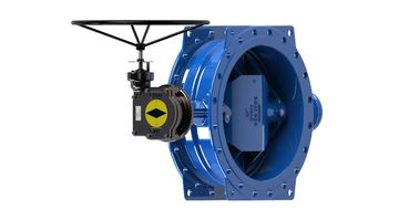 Phạm vi áp suất 0 - 2.5MPa Máy van bướm ngoại tâm kép tiêu chuẩn BS