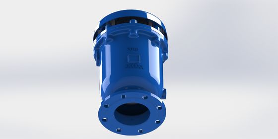 Valve de libération d'air combiné en fonte ductile avec flotteur en acier inoxydable et joint d'étanchéité résilient pour systèmes de fluides