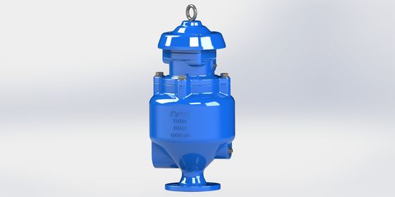 Van giải phóng không khí nước thải sắt mềm mại với kết nối sợi / sợi cho hệ thống nước thải DN50-DN200
