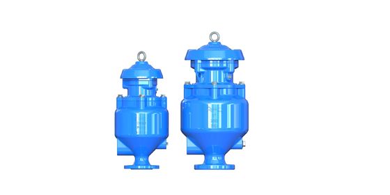 Van giải phóng không khí nước thải sắt mềm DN50-DN200 cho hệ thống nước thải có độ bền nhiệt độ ≤ 80 °C