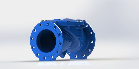 PN16 Ventil kiểm tra swing flex với thân sắt mềm và đĩa cao su EPDM cho đường ống công nghiệp