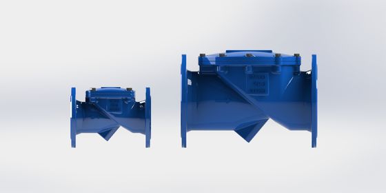 Van kiểm tra flex swing bằng sắt dẻo với kết nối sườn và niêm phong EPDM để điều khiển đường ống công nghiệp