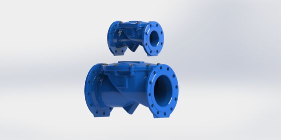Van kiểm tra Swing Flex với cơ thể sắt mềm PN16 và niêm phong EPDM cho các ứng dụng nước