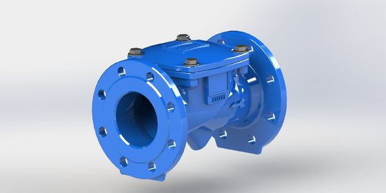 PN16 Đánh giá áp suất Ventil kiểm tra lắc xoay với thân sắt mềm và vật liệu niêm phong EPDM