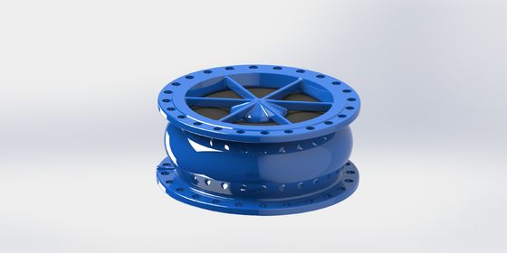 Van kiểm tra không sập được phủ cao su đĩa kết nối cuối vòm được thiết kế cho các hệ thống áp suất PN10