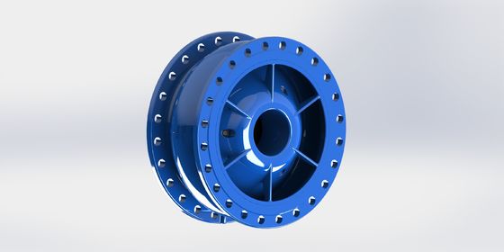 Van kiểm tra không sập được phủ cao su đĩa kết nối cuối vòm được thiết kế cho các hệ thống áp suất PN10