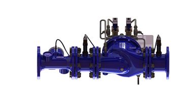 EPOXY lớp phủ SS304 Pilot áp suất quản lý van để điều chỉnh dòng chảy nước