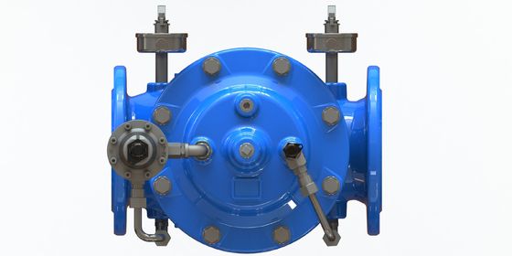 GGG50 Valve giảm áp suất nước bằng sắt đúc bằng thép không gỉ 304 Pilot và gia cố nylon với lớp đệm EPDM