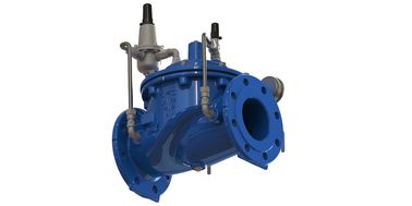 Nylon củng cố nhựa ductile áp suất giảm van với phi công và gauge