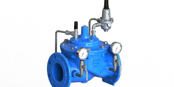 Valve giảm áp suất nước kết nối sợi dây chuyền với ghế SS304 và kính chắn EPDM tăng cường nylon để điều khiển áp suất chính xác