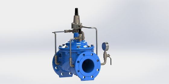 Van duy trì áp suất với áp suất tối đa PN25, Xây dựng bằng sắt mềm mại và Phân kính nylon tăng cường để điều khiển chất lỏng công nghiệp