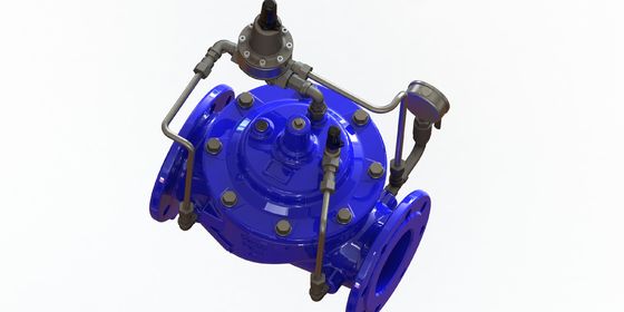 Van duy trì áp suất với áp suất tối đa PN25, Xây dựng bằng sắt mềm mại và Phân kính nylon tăng cường để điều khiển chất lỏng công nghiệp