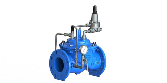 Van duy trì áp suất kết nối mặt bích với vật liệu sắt dẻo kích thước 2-40 inch và phạm vi nhiệt độ 0-80 ° C