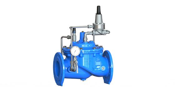 Ventil duy trì áp suất với áp suất PN10 và nhiệt độ hoạt động 0-80 °C
