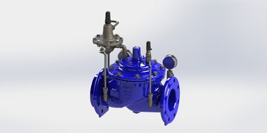 PN25 EN1074-5 Máy van điều chỉnh dòng chảy thủy lực tiêu chuẩn với vỏ thép không gỉ