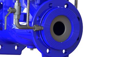 Van điều khiển lưu lượng màu xanh Ral5005 Áp suất tối đa PN16