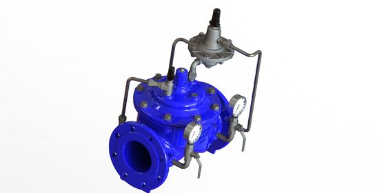 A400 Valve điều khiển dòng chảy với phạm vi nhiệt độ 0-80 ° F và màu xanh Ral5005 để quản lý dòng chảy chính xác