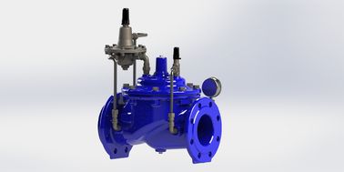 Máy cầm tay Blue Ral5005 Valve Flow Control Stainless Steel For Ductile Iron Pipe Mô hình A400