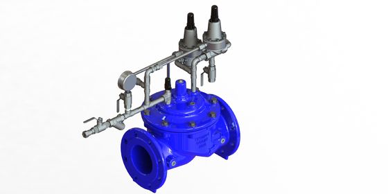 Van dự đoán đột biến với lớp hoàn thiện RAL5005 bền bỉ và màng chắn gia cố nylon tuân thủ tiêu chuẩn EN1074-5