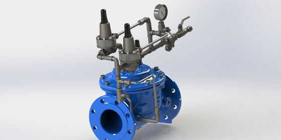 Van dự đoán dâng với kết nối cuối vòm EPDM và hoạt động thủ công cho hệ thống nước