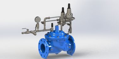 Chiếc van điều khiển dự đoán áp suất chính xác PPDM PN10-25 màu xanh EN1074-5