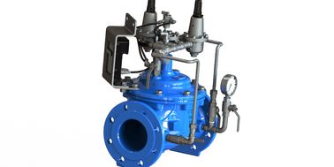 Điều khiển áp suất van điều khiển nước sắt mềm mại cho áp suất thiết lập ổ cắm kép