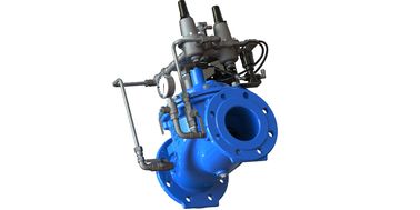 Vật liệu thí điểm SS304 Blue RAL 5005 NSF61 Van điều khiển nước làm bằng sắt mềm mại để bảo tồn và quản lý nước
