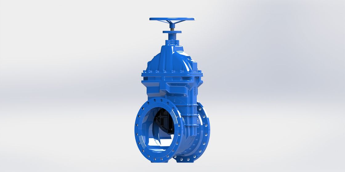 Chống ăn mòn không tăng van thân thép ductile sắt Wras được phê duyệt với bánh xe tay