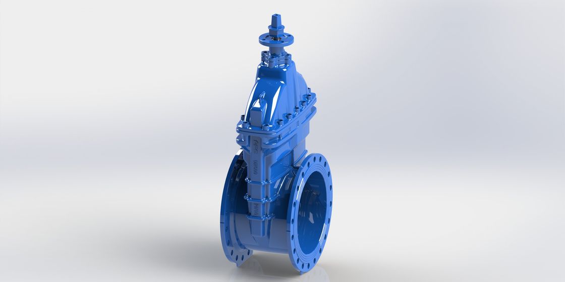 Soft Sealing Non Rising Stem Water Gate Valve Bánh tay hoặc nắp đầu hoạt động
