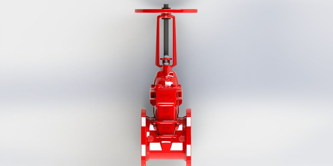 Vòng tay bằng sắt mềm UL FM Gate Valve Flange And Groove Type được thành lập