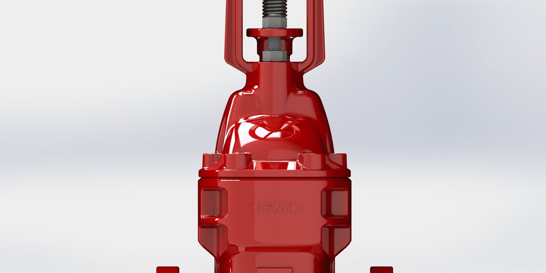 Loại Flange hoặc Groove không tăng thân Resilient Seated Valve UL FM được phê duyệt