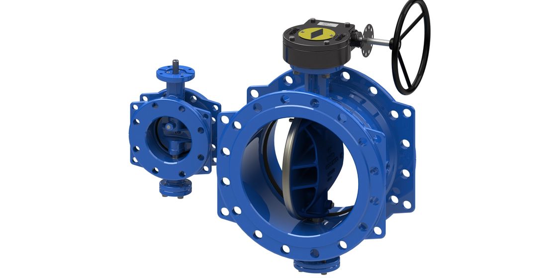 EPDM Seal Ductile Iron Butterfly Valve 150 PSI Đánh giá áp suất loại phích