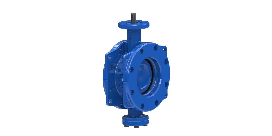 Van bướm ngoại tâm kép với đĩa thép không gỉ và con dấu EPDM cho các ứng dụng nước với chứng chỉ FM