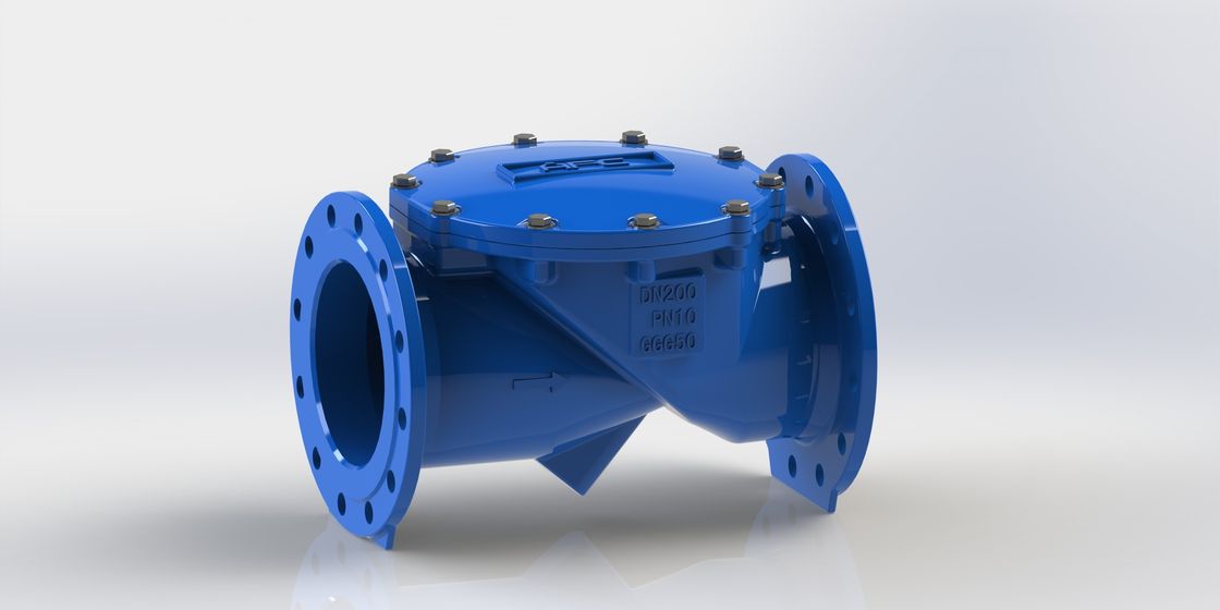 Tự động 40 độ nghiêng cao su Flapper swing kiểm tra van với AISI B16.1 Flange
