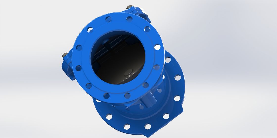 PN10 Áp suất chỉ định van kiểm tra swing flex với vật liệu niêm phong EPDM và thân sắt mềm mại để xử lý nước