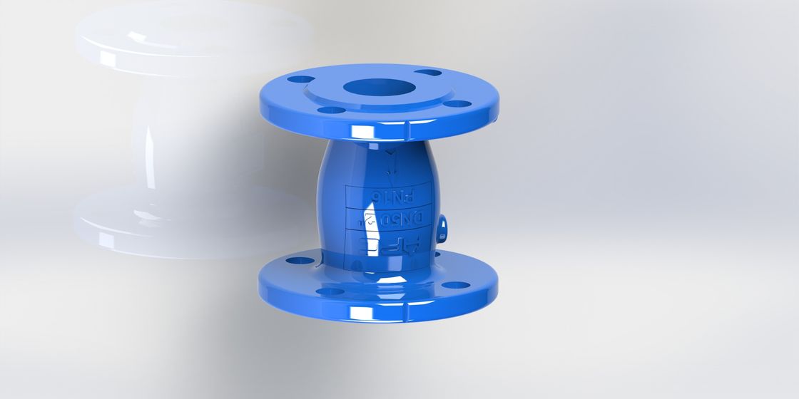 Van một chiều không đóng áp suất PN16 với kết cấu sắt dẻo và loại bịt mềm để chống ăn mòn
