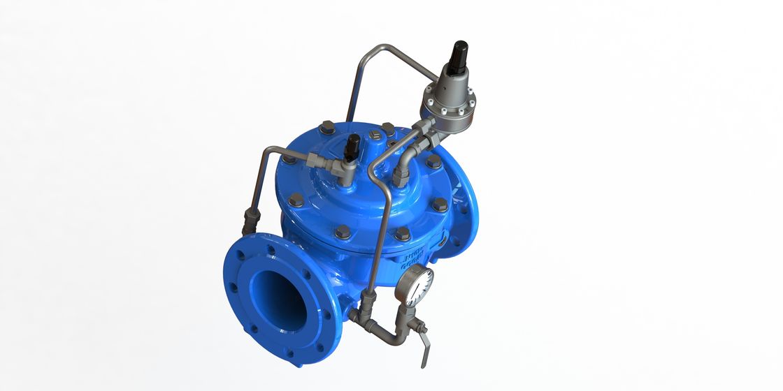 Van duy trì áp suất sắt mềm mại với kết nối vòm cho phạm vi áp suất PN10-PN25 với kích thước 2-40 inch